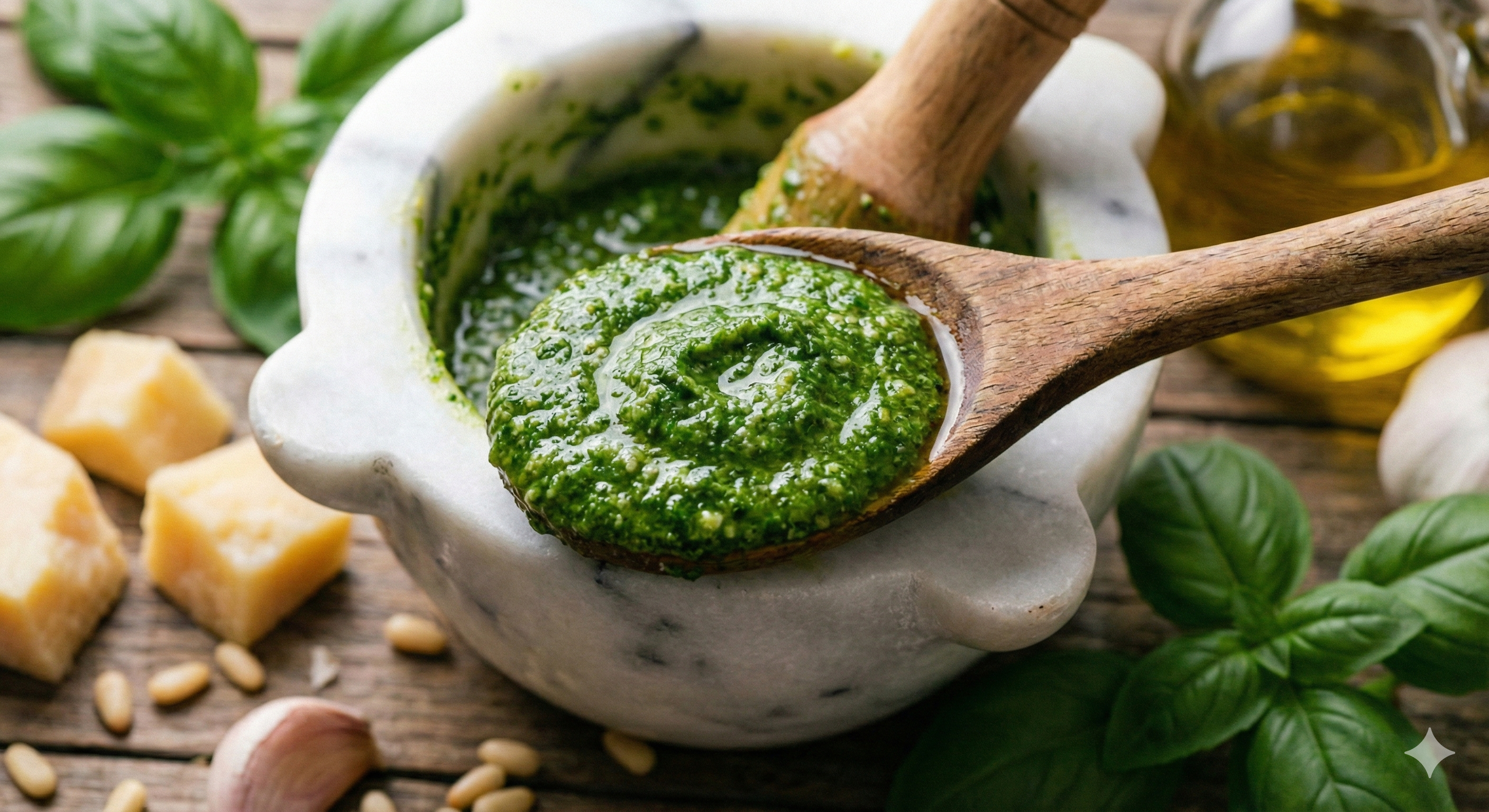 Das "Grüne Gold" Pesto (Sterne-Rezept)